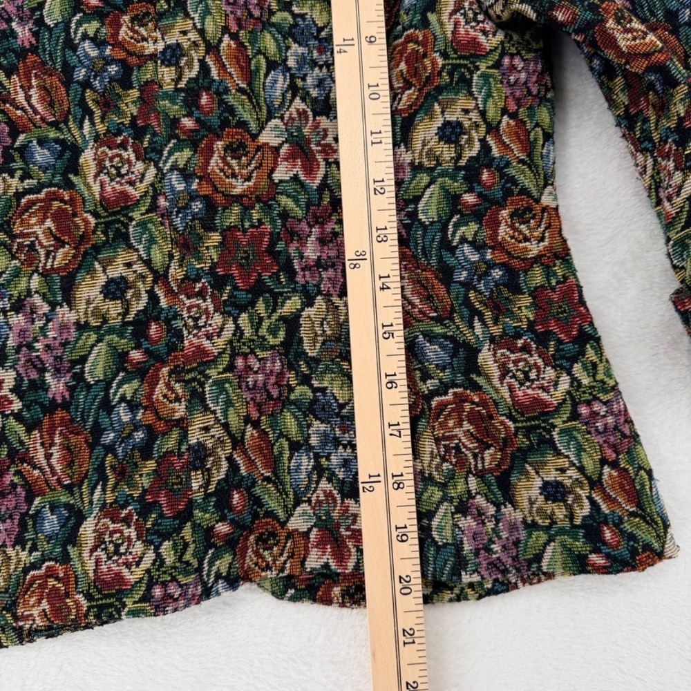 Tabitha Anthropologie Floral Tapestry‎ Blazer Jacket Size 4 - Picture 7 of 12